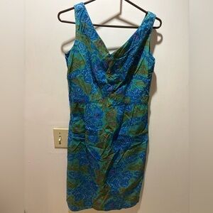 Vintage 60s Design Thai Cotton Paisley Dress